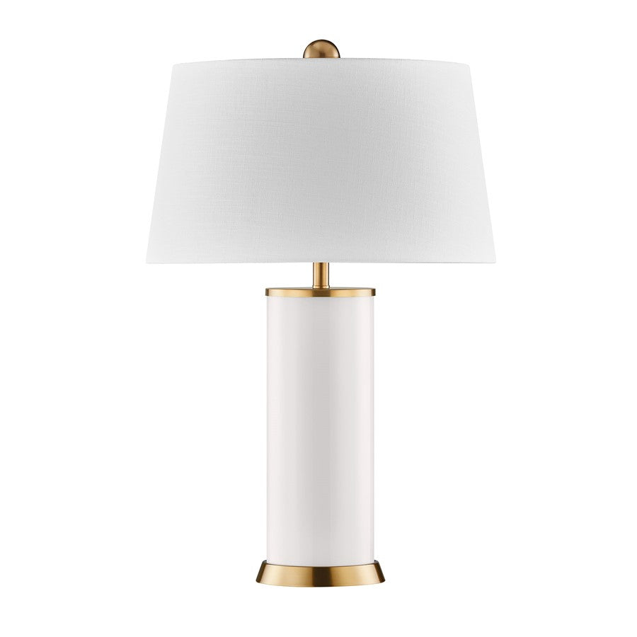 Savoy House Coco & Dash Melissa 1 Lt Table Lamp, Blanc de Blanc