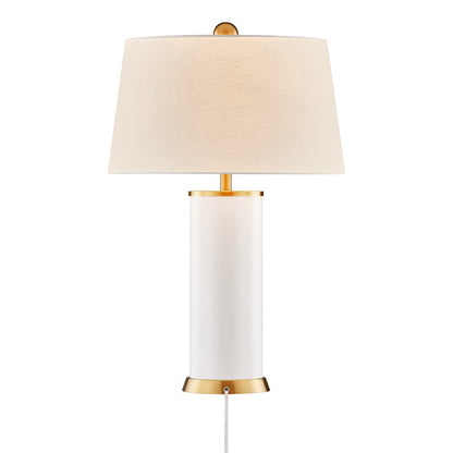 Savoy House Coco & Dash Melissa 1 Lt Table Lamp, Blanc de Blanc