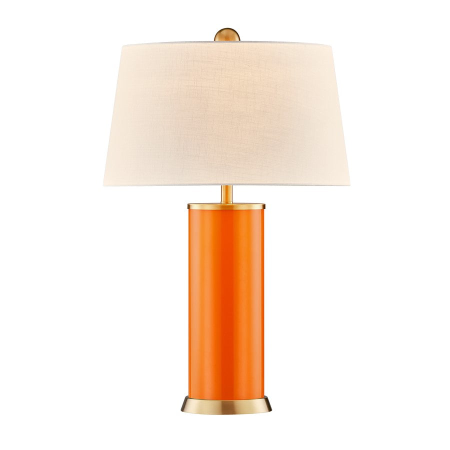 Savoy House Coco & Dash Melissa 1 Lt Table Lamp, Exuberance Orange
