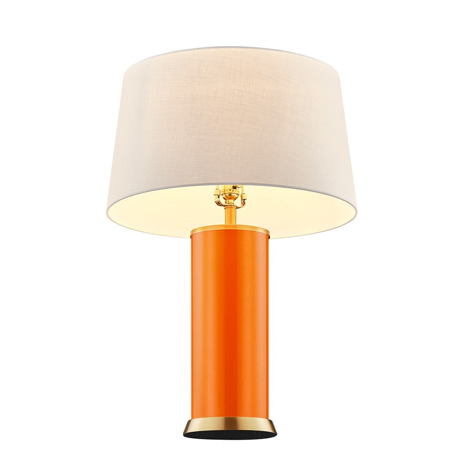 Savoy House Coco & Dash Melissa 1 Lt Table Lamp, Exuberance Orange
