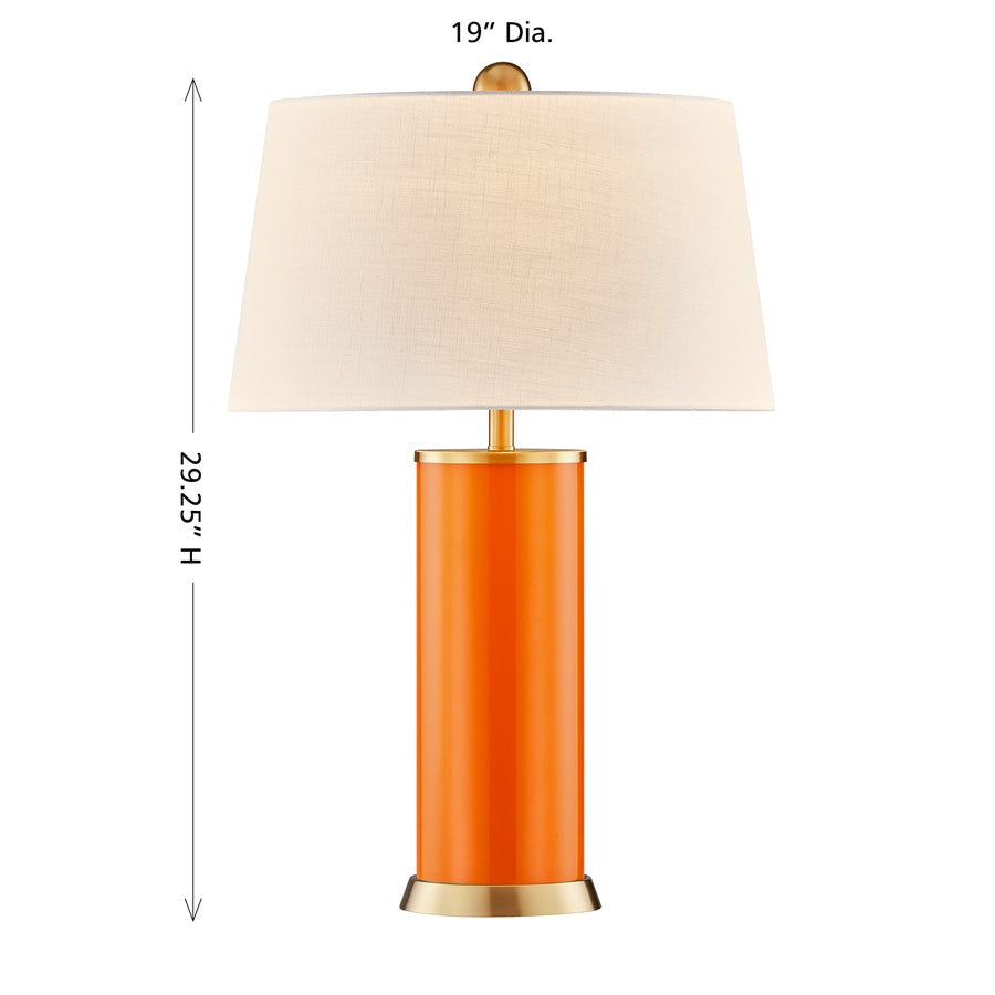 Savoy House Coco & Dash Melissa 1 Lt Table Lamp, Exuberance Orange
