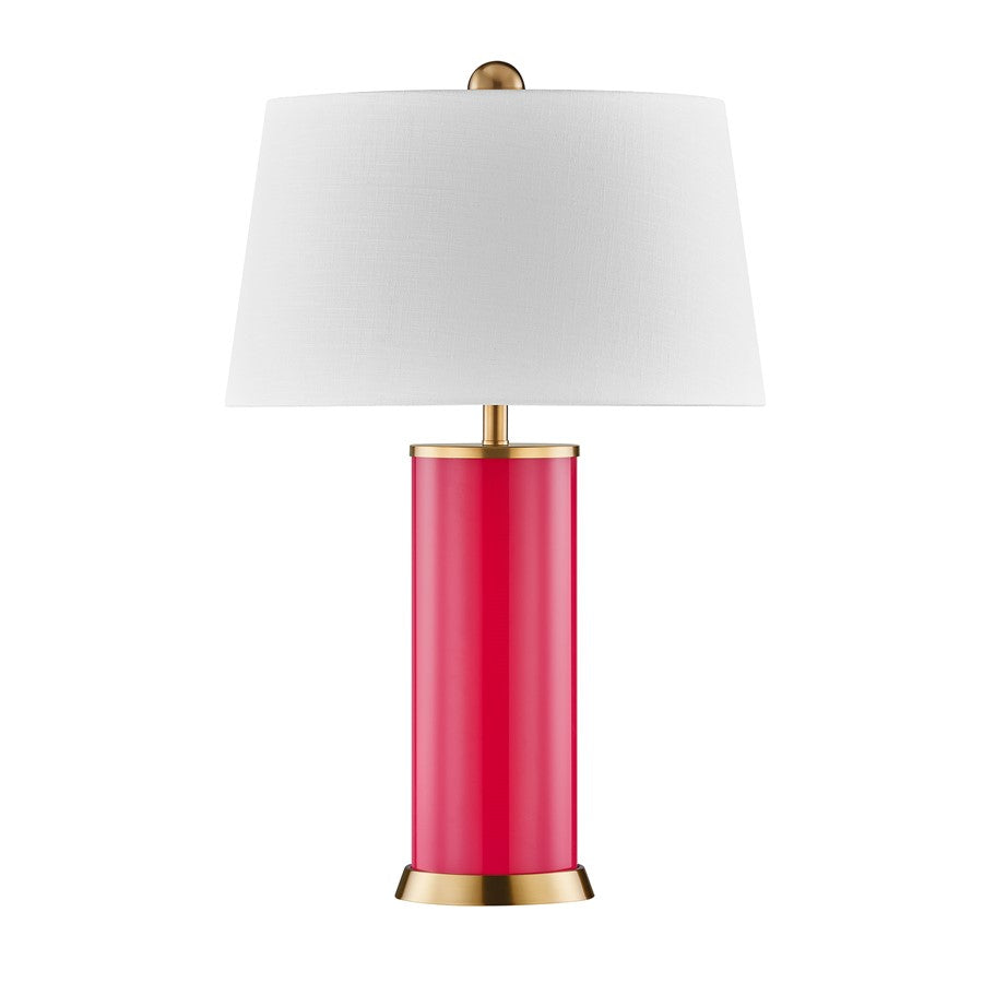 Savoy House Coco & Dash Melissa 1 Lt Table Lamp, Fuchsia Rose