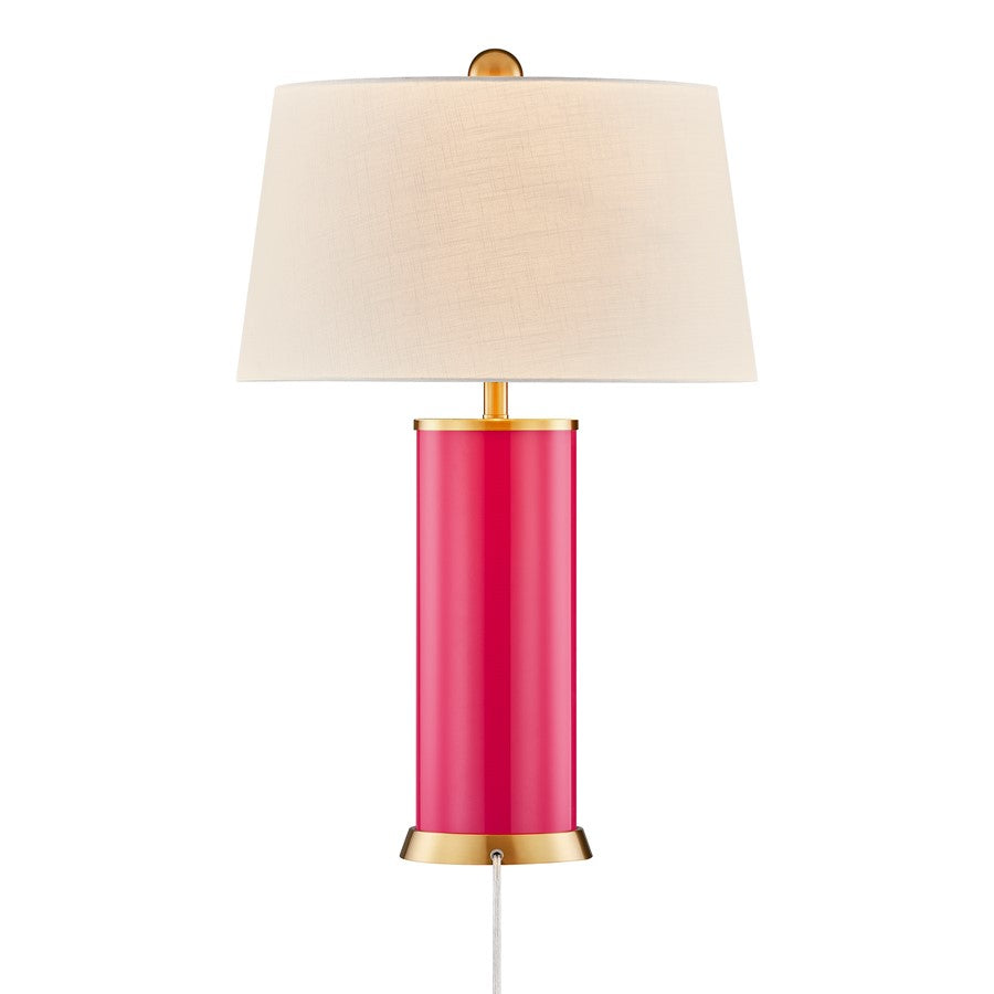 Savoy House Coco & Dash Melissa 1 Lt Table Lamp, Fuchsia Rose
