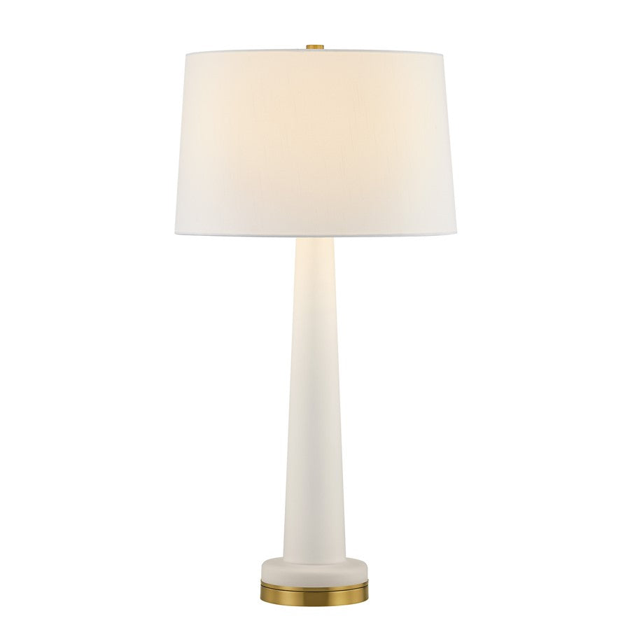 Savoy House Trenton 1 Lt Table Lamp, White