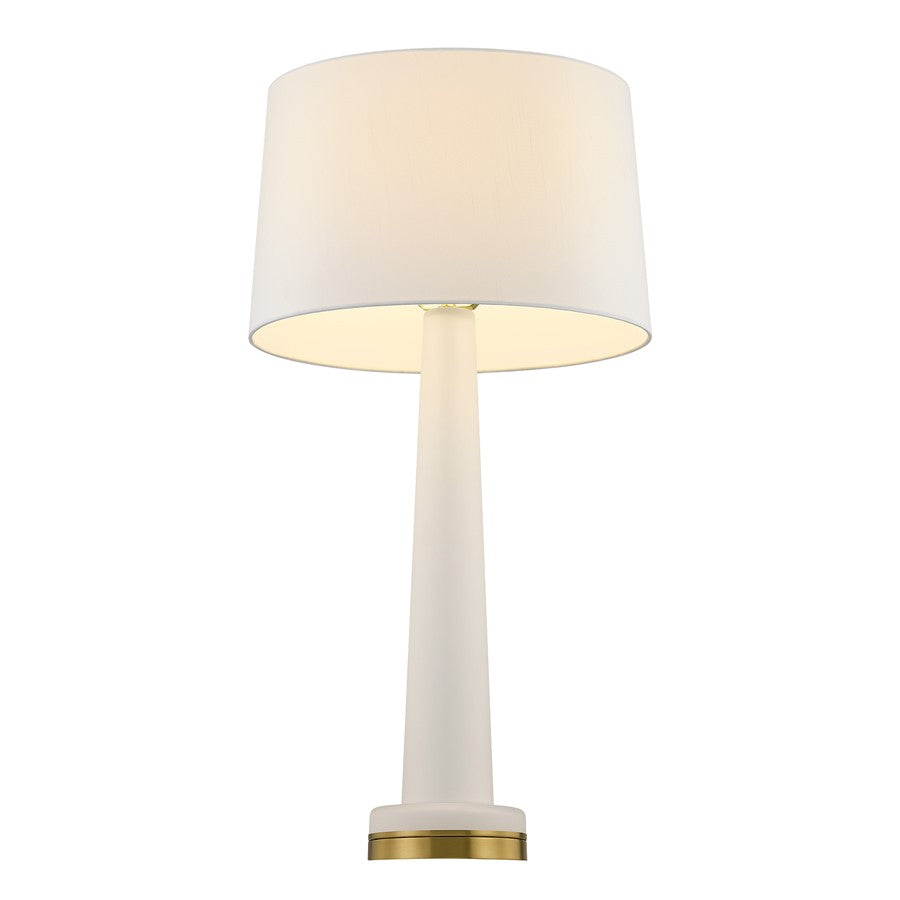 Savoy House Trenton 1 Lt Table Lamp, White