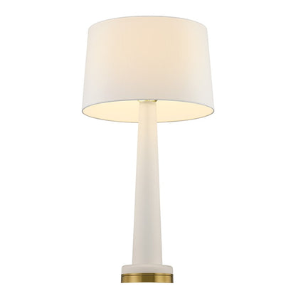 Savoy House Trenton 1 Lt Table Lamp, White