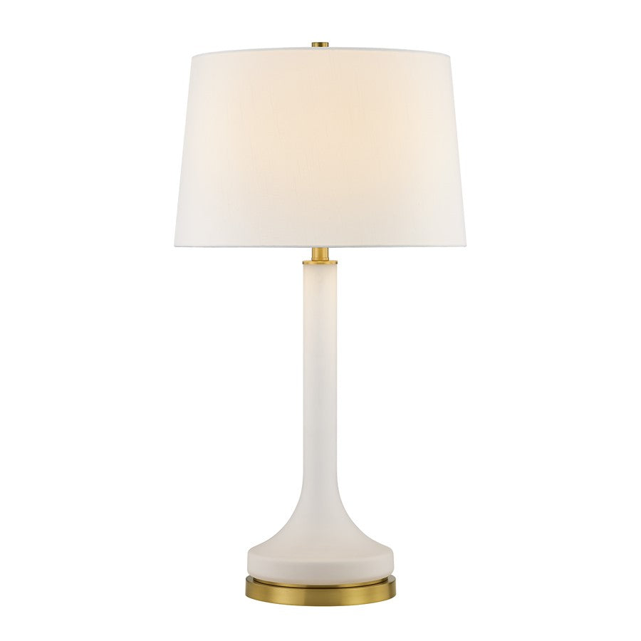 Savoy House Miramar 1 Lt Table Lamp, White