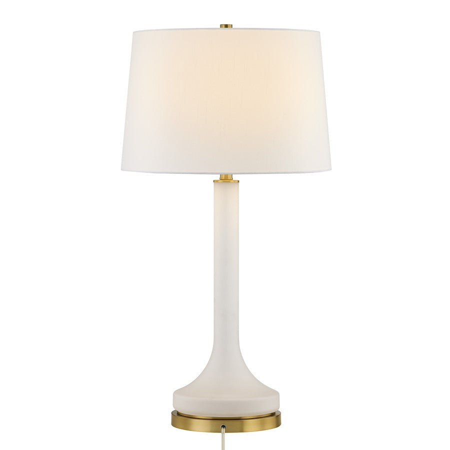 Savoy House Miramar 1 Lt Table Lamp, White
