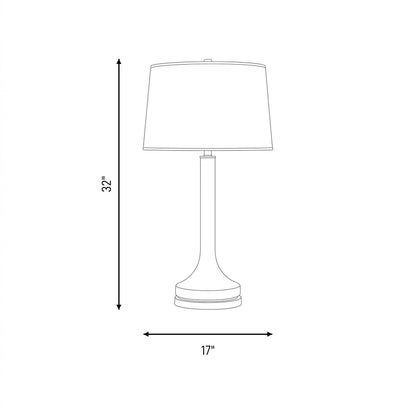 Savoy House Miramar 1 Lt Table Lamp, White