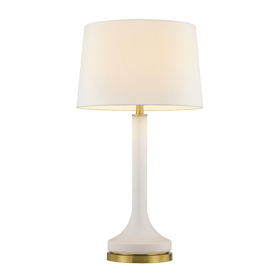 Savoy House Miramar 1 Lt Table Lamp, White