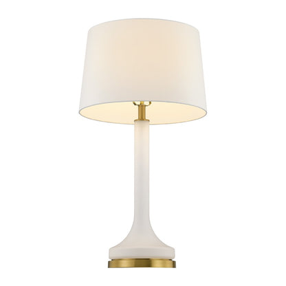 Savoy House Miramar 1 Lt Table Lamp, White