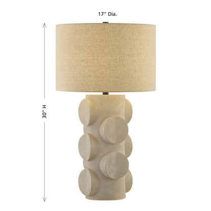 Savoy House Lanett 1 Lt Table Lamp, Beige
