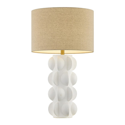 Savoy House Kirkwall 1 Lt Table Lamp, Beige