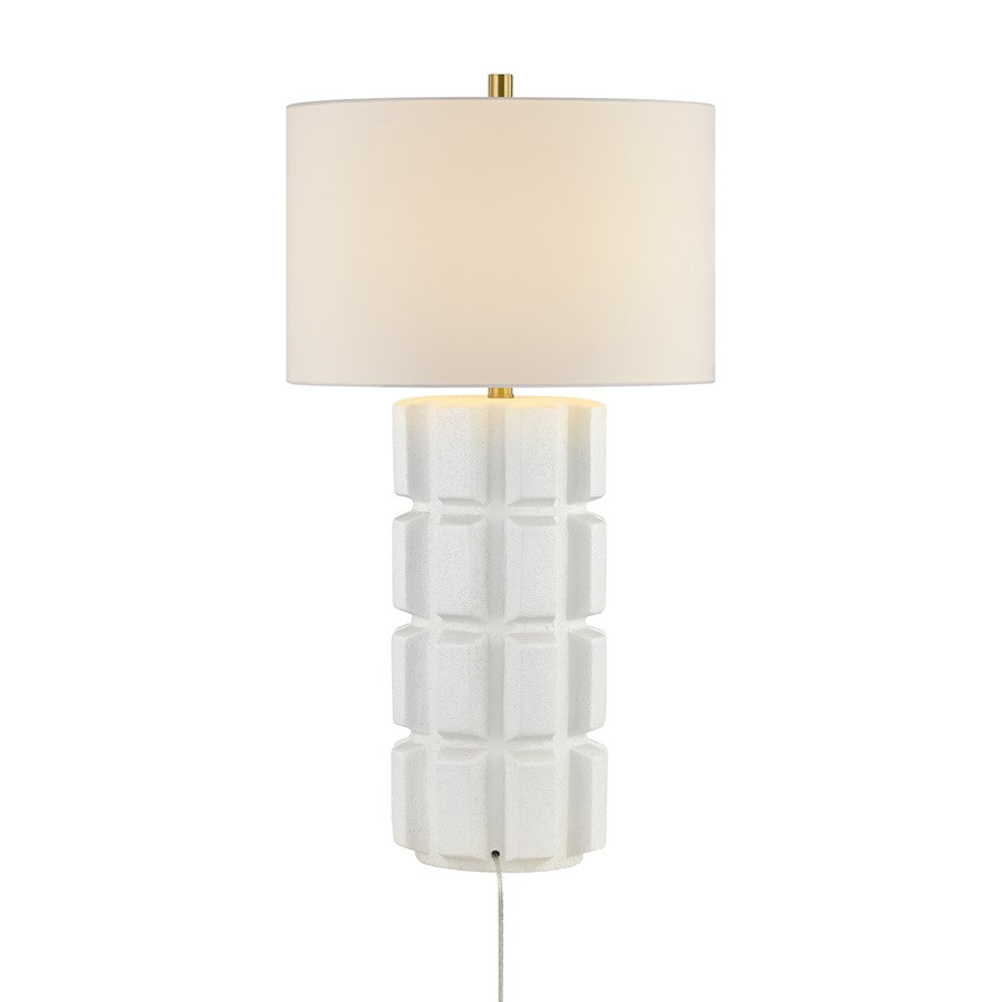 Savoy House Hutchins 1 Lt Table Lamp, White