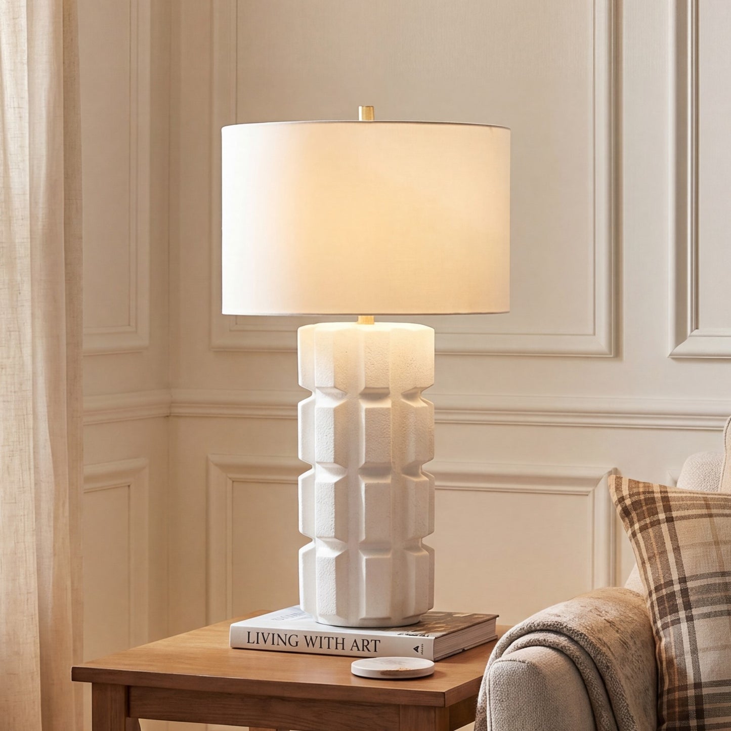 Savoy House Hutchins 1 Lt Table Lamp, White