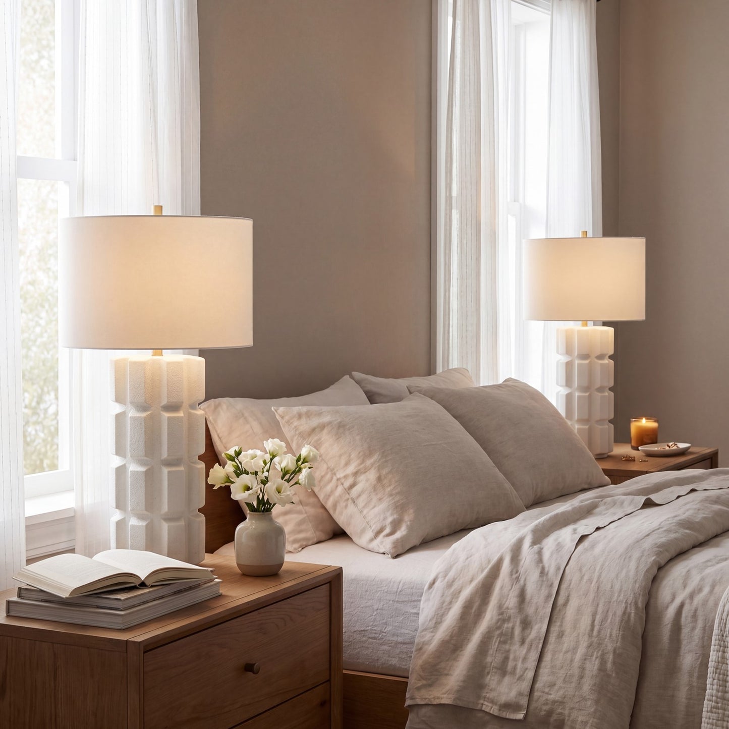 Savoy House Hutchins 1 Lt Table Lamp, White