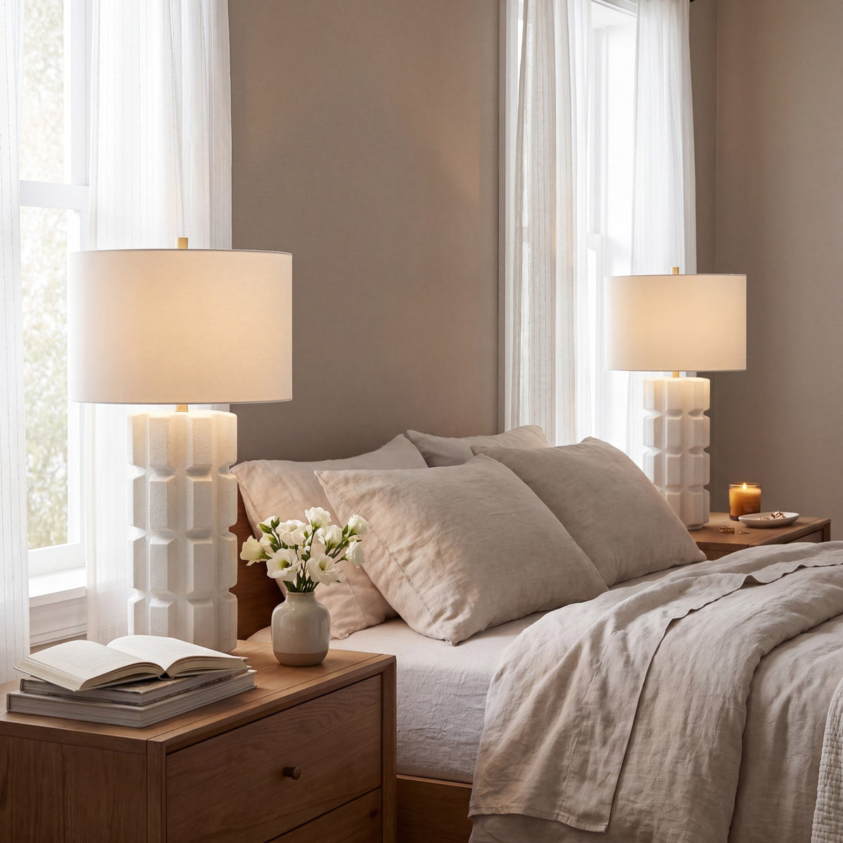 Savoy House Hutchins 1 Lt Table Lamp, White