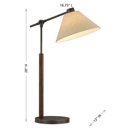 Savoy House Erie 1 Lt Table Lamp, Beige