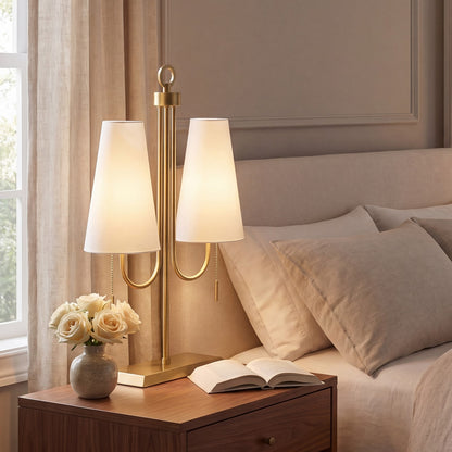 Savoy House Wilkes 2 Lt Table Lamp, White