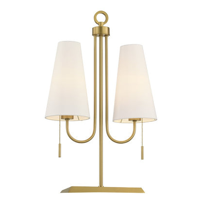 Savoy House Wilkes 2 Lt Table Lamp, White