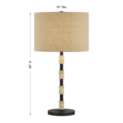 Savoy House Dothan 1 Lt Table Lamp, Beige
