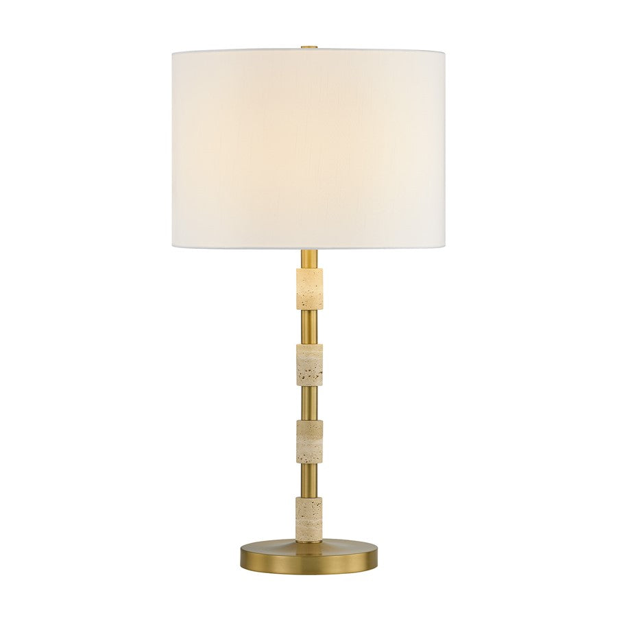 Savoy House Bartow 1 Lt Table Lamp, White - 11-DF12