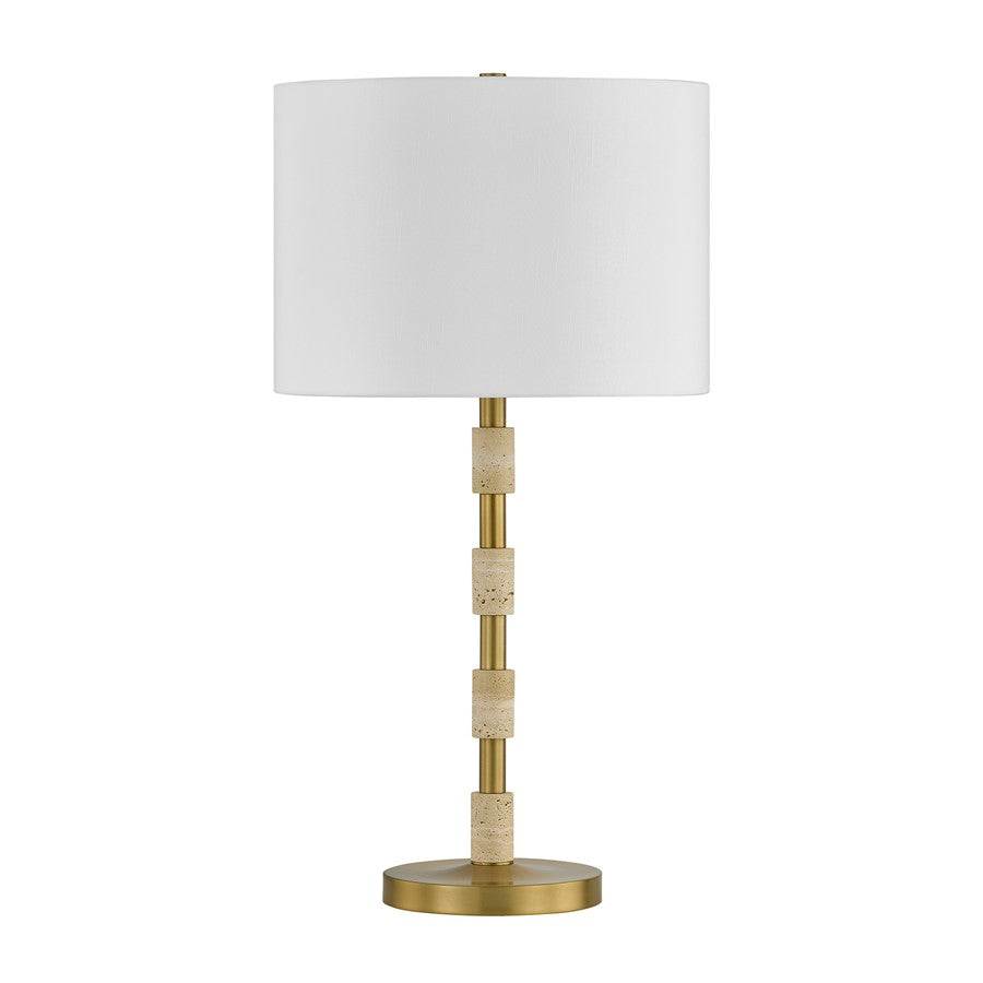 Savoy House Bartow 1 Lt Table Lamp, White