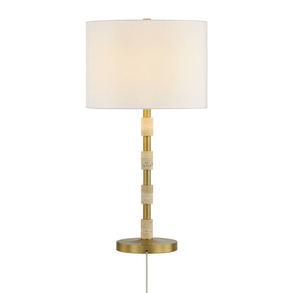 Savoy House Bartow 1 Lt Table Lamp, White