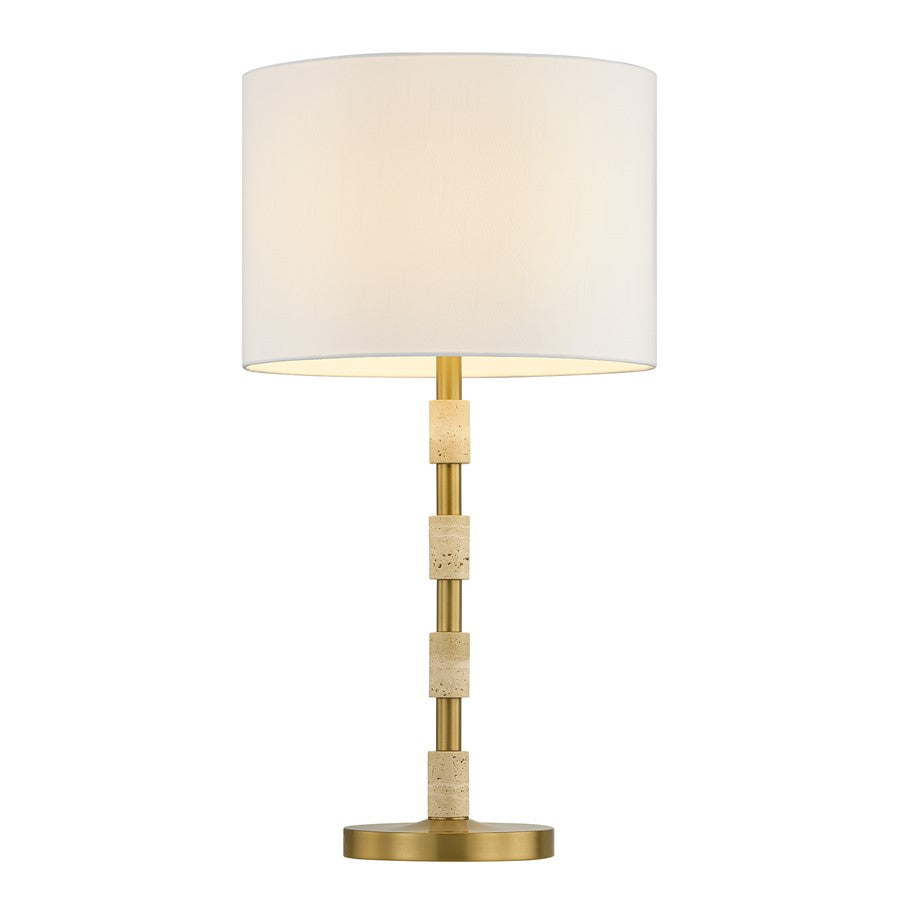 Savoy House Bartow 1 Lt Table Lamp, White