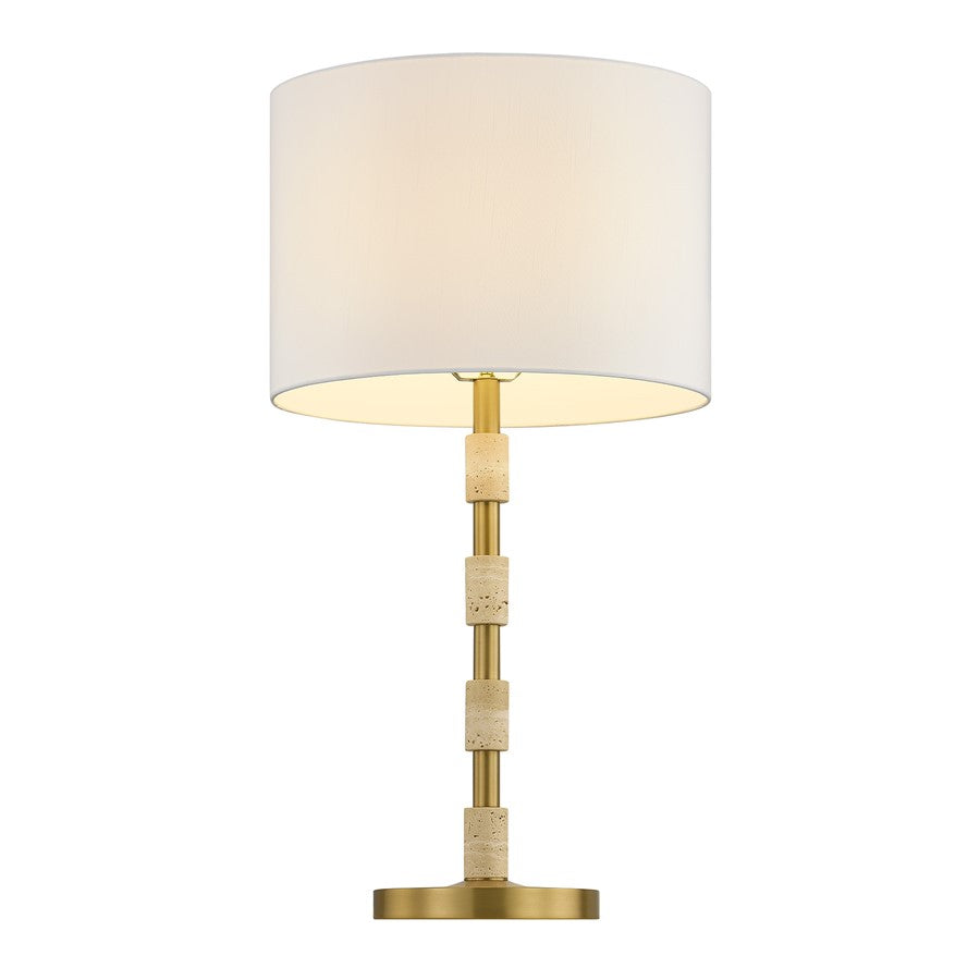 Savoy House Bartow 1 Lt Table Lamp, White