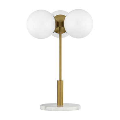 Savoy House Turin 3 Lt Table Lamp, White Opal