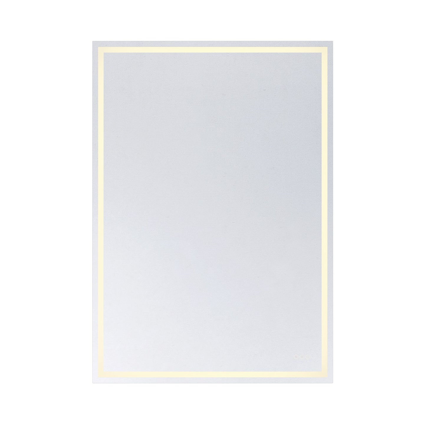 Savoy House Beckett 42x60in LED Rectangle Frontlit Mirror | Modern Frost Metal and Glass | Bathroom & Powder Room | 42 x 60 x 1.13 in | Model 2-1235-42X60