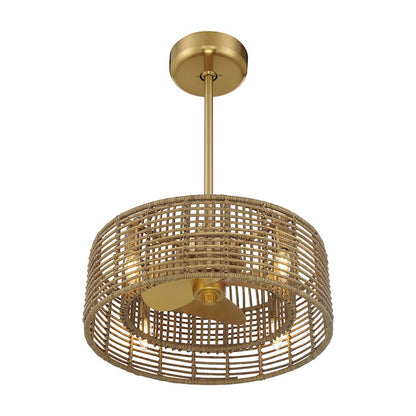 Savoy House Ferndale 4-Light Fan D'Lier, Warm Brass