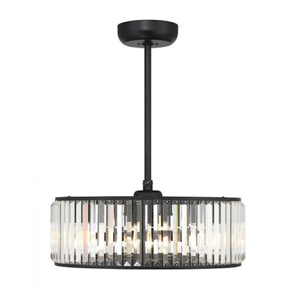 Savoy House Janus 5-Light Fan D'Lier, Matte Black