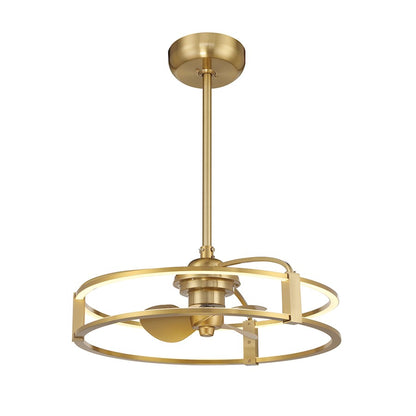 Savoy House Vesta LED Fan D'Lier, Warm Brass