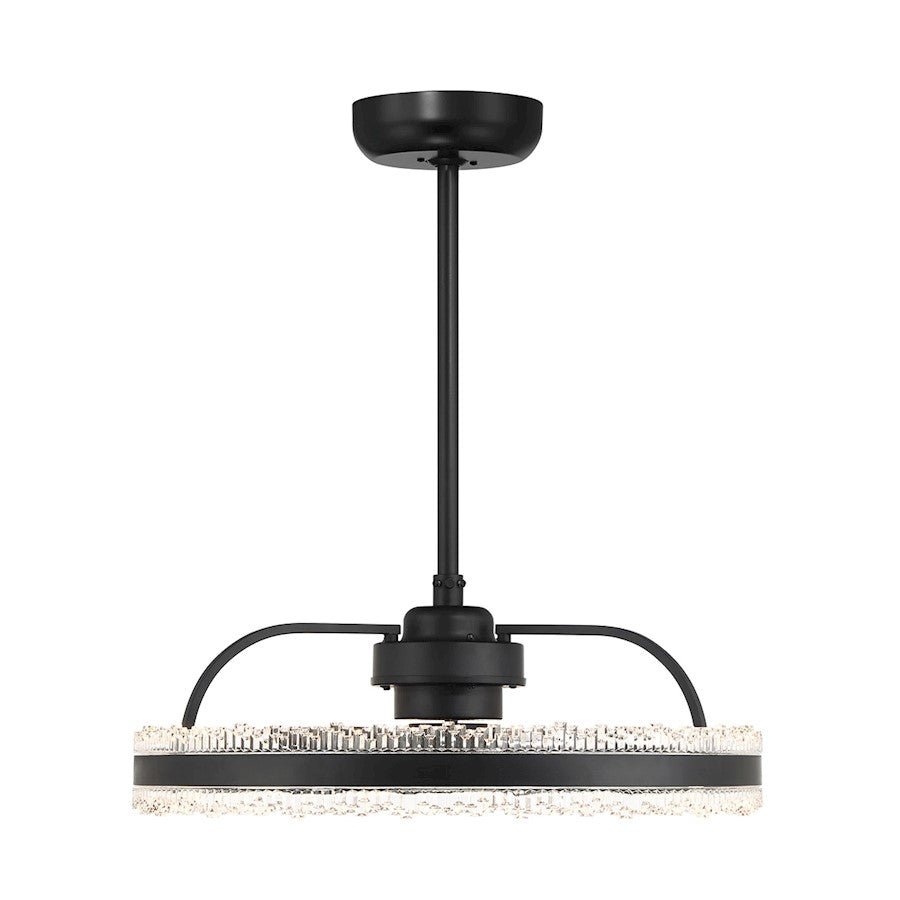 Savoy House Corona LED Fan D'Lier, Matte Black