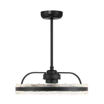 Savoy House Corona LED Fan D'Lier, Matte Black