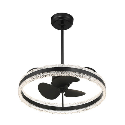 Savoy House Corona LED Fan D'Lier, Matte Black