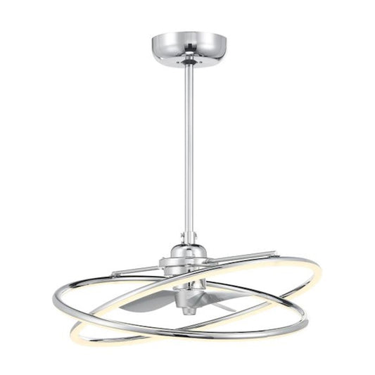 Savoy House Dorado LED Fan D'Lier, Polished Chrome