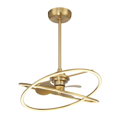 Savoy House Dorado LED Fan D'Lier, Warm Brass