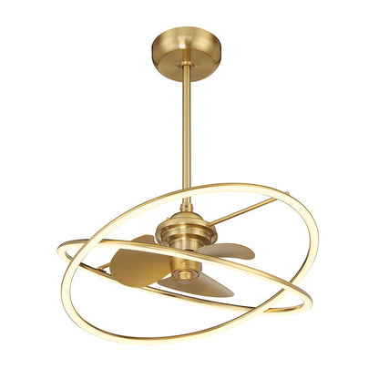 Savoy House Dorado LED Fan D'Lier, Warm Brass