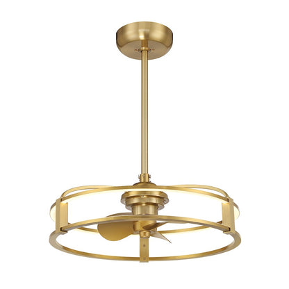 Savoy House Lyria LED Fan D'Lier, Warm Brass