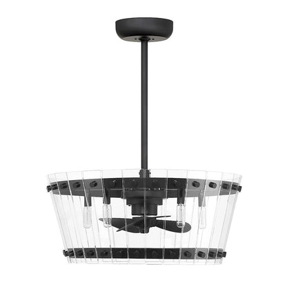 Savoy House Ventari 5-Light LED Fan D'Lier, Matte Black