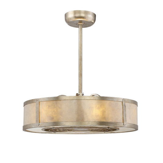 Savoy House Vireo 6-Light Fan D'Lier, Silver Dust