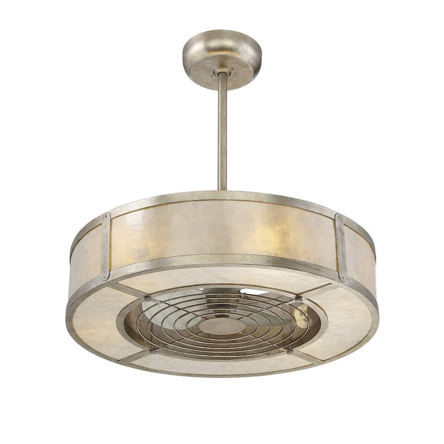 Savoy House Vireo 6-Light Fan D'Lier, Silver Dust