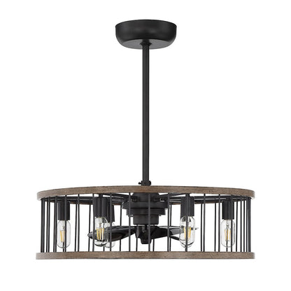 Savoy House Kona 6-Light Fan D'Lier, Sapele