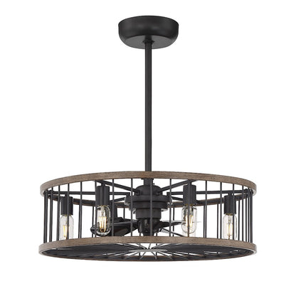 Savoy House Kona 6-Light Fan D'Lier, Sapele