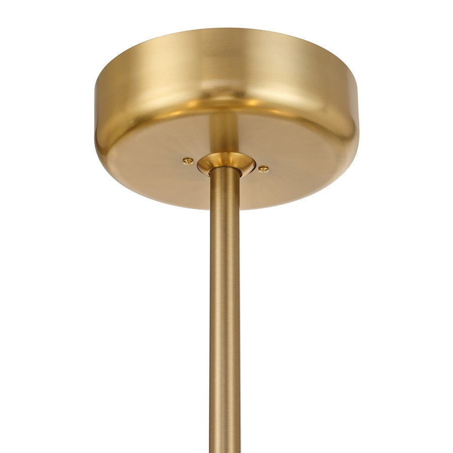 Savoy House Mansell 4Lt Ceiling Fan, White, Warm Brass