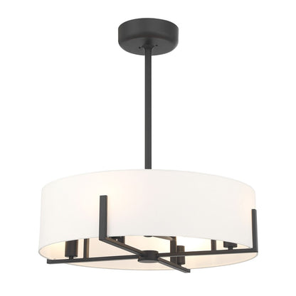 Savoy House Mansell 4Lt Ceiling Fan, Black/White, Matte Black