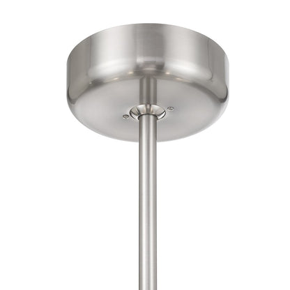 Savoy House Mansell 4Lt Ceiling Fan, Nickel/White, Satin Nickel